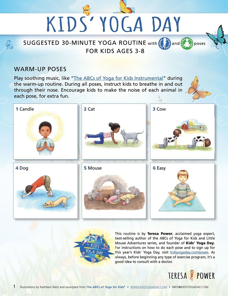10 Autumn Yoga Poses for Kids (+ Printable Poster) | Kids yoga poses, Yoga  for kids, Yoga story