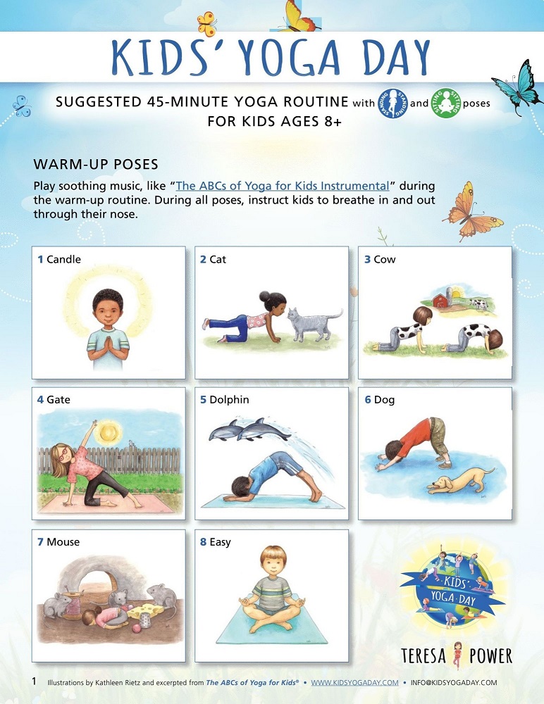 Poses - International Kids' Yoga Day